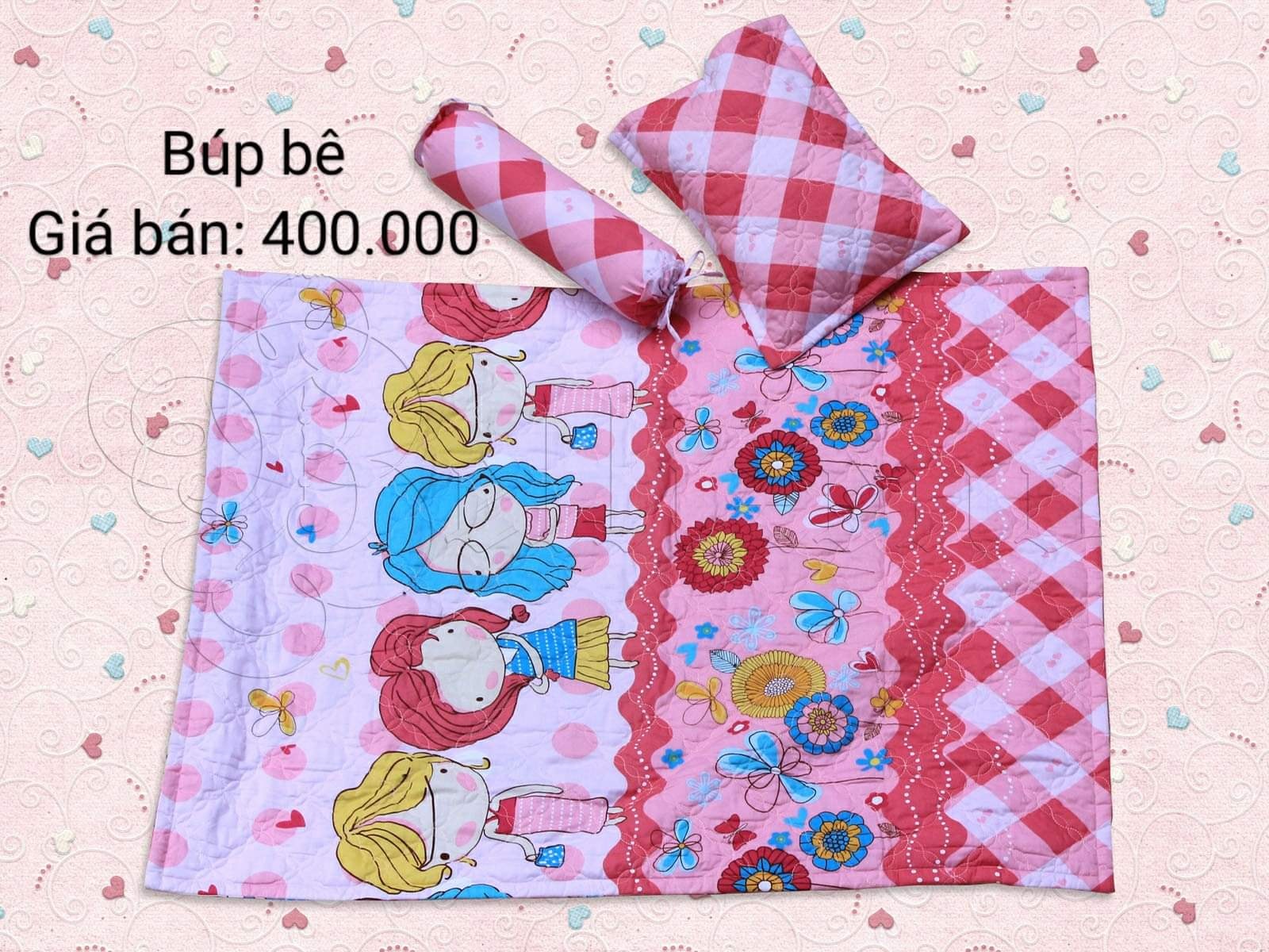 bộ vỏ chăn chần in Búp bê